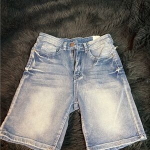 Blue Denim Shorts